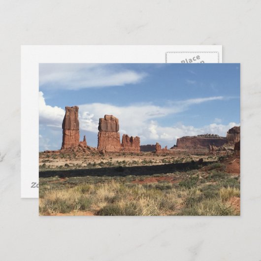 Carte Postale Paysage de Moab, UT (Devant / Derrière)