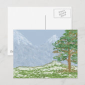 Carte Postale Paysage de montagne (Devant / Derrière)