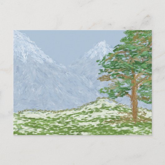 Carte Postale Paysage de montagne (Devant)
