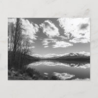 Paysage de montagne Photographie noir et blanc