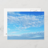 Carte Postale Paysage de nuages (Devant / Derrière)