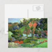 Carte Postale Paysage de Paul Gauguin | chez Pont Aven, 1888 (Devant / Derrière)