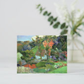Carte Postale Paysage de Paul Gauguin | chez Pont Aven, 1888 (Debout devant)
