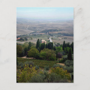 Carte Postale Paysage de Pienza