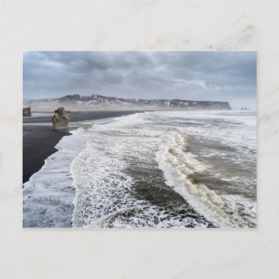 Carte Postale Paysage de plage en hiver