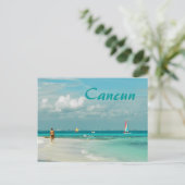 Carte Postale paysage de rêve, Cancun (Debout devant)