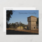 Carte Postale Paysage de Sonoma (Devant / Derrière)