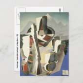 Carte postale "Paysage de style Zapata" de Rivera (Devant / Derrière)