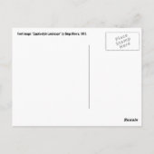 Carte postale "Paysage de style Zapata" de Rivera (Dos)