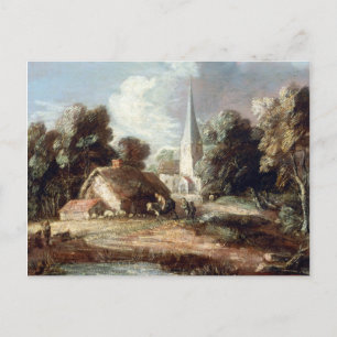 Carte Postale Paysage de Thomas Gainsborough avec chalet