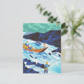 Carte Postale Paysage de Tokuriki Tomikichiro de 12 mois (Debout devant)