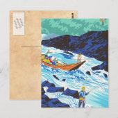 Carte Postale Paysage de Tokuriki Tomikichiro de 12 mois (Devant / Derrière)