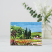 CARTE POSTALE PAYSAGE DE TOSCANE 5 (Debout devant)