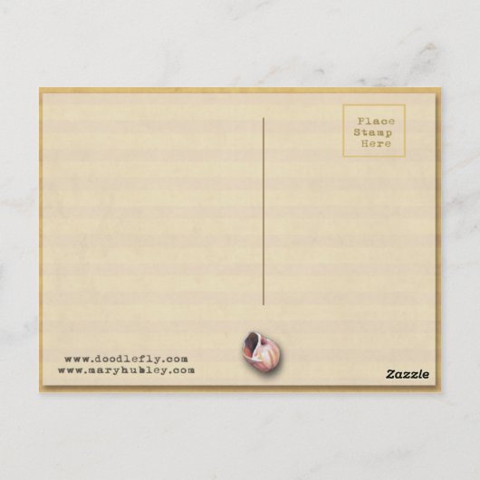 Carte Postale Paysage de Van Gogh à Twilight (Dos)