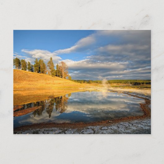 Carte Postale Paysage de Yellowstone (Devant)