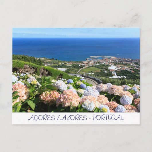 Carte Postale Paysage des Açores (Devant)