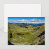 Carte Postale Paysage des carpates (Devant / Derrière)