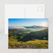 Carte Postale Paysage des carpates (Devant / Derrière)