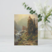 Carte Postale Paysage des grandes montagnes - Albert Zimmermann (Debout devant)