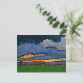 Carte Postale Paysage des marais avec moulin | Emil Nolde | (Debout devant)