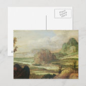 Carte Postale Paysage des montagnes (Devant / Derrière)