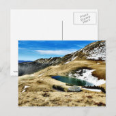 Carte Postale Paysage des montagnes (Devant / Derrière)