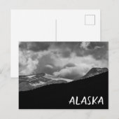 Carte Postale Paysage des montagnes de l'Alaska (Devant / Derrière)