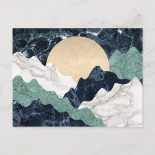 Carte Postale Paysage des montagnes de marbre