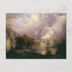 Carte Postale Paysage des Rocheuses par Albert Bierstadt