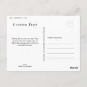 Carte Postale Paysage Désertique de Death Valley Road Nature (Dos)