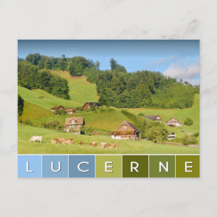 Carte Postale Paysage d'été en Suisse