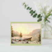 Carte Postale Paysage d'hiver (Debout devant)