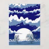 Carte Postale Paysage d'hiver (Devant)