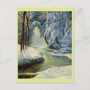 Carte Postale Paysage d'hiver,