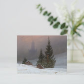 Carte Postale Paysage d'hiver, 1811 par Caspar David Friedrich (Debout devant)