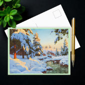 Carte Postale Paysage d'hiver, Bessonof