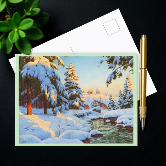 Carte Postale Paysage d'hiver, Bessonof