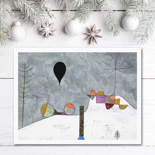 Carte Postale Paysage d'hiver Paul Klee