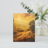 Carte Postale Paysage doré (Debout devant)