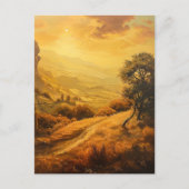 Carte Postale Paysage doré (Devant)