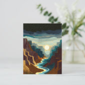 Carte Postale Paysage du Canyon Sunset (Debout devant)