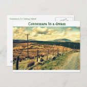 Carte Postale Paysage du Connemara (Devant / Derrière)