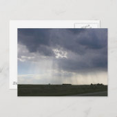 Carte Postale Paysage du faisceau de soleil (Devant / Derrière)