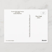 Carte Postale Paysage du lac Scranton-Twilight (Dos)