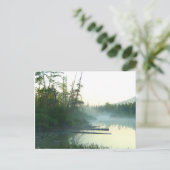 Carte Postale Paysage du marais des arbres (Debout devant)