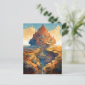 Carte Postale Paysage du Palais Surreal (Debout devant)