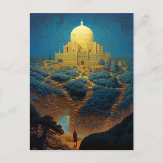 Carte Postale Paysage du Palais Surreal (Devant)