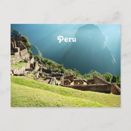 Carte Postale Paysage du Pérou (Devant)