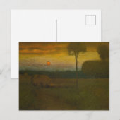 Carte Postale Paysage du soir par George Inness (1889) (Devant / Derrière)