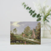 Carte Postale Paysage du village (Debout devant)